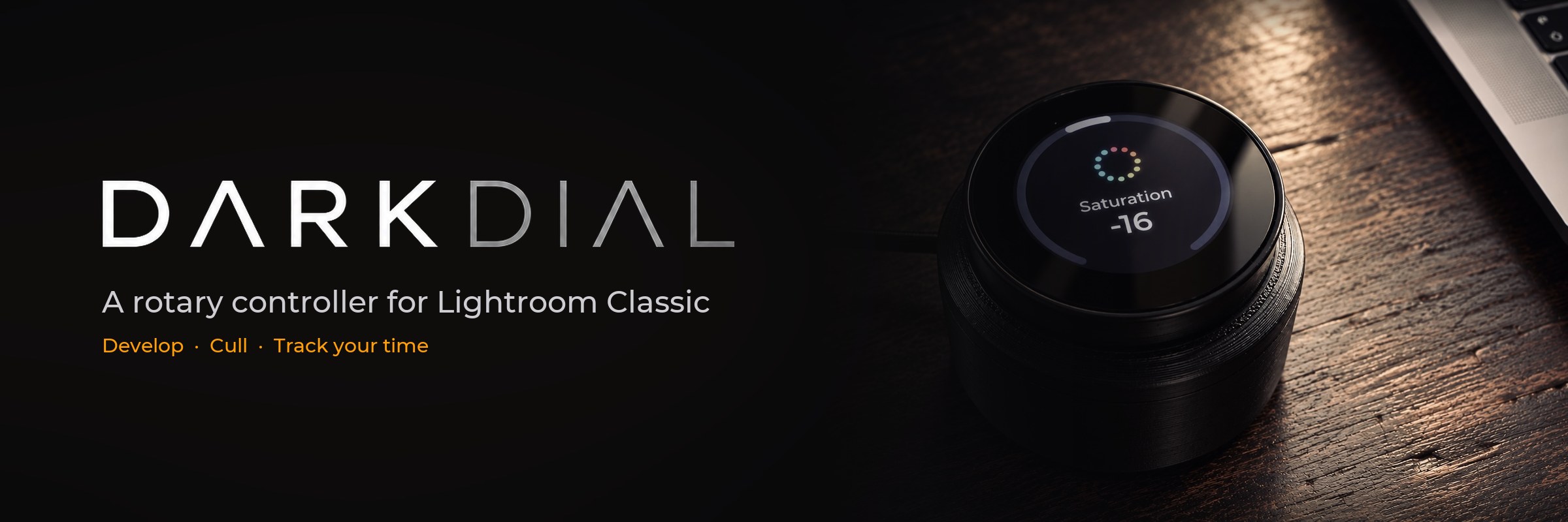 Darkdial – a rotary controller for Lightroom Classic